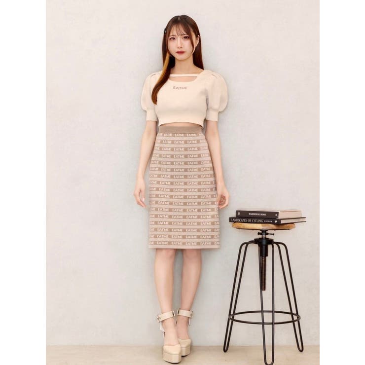 EATMEロゴニットスカート（セットアップ可能） | EATME | 詳細画像7 