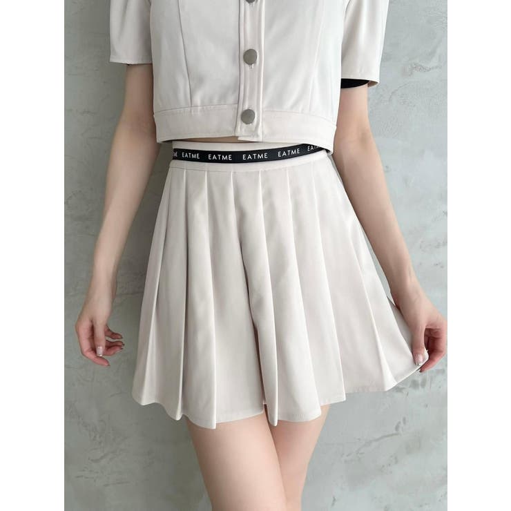 ウエストロゴプリーツスカート | EATME | 詳細画像14 