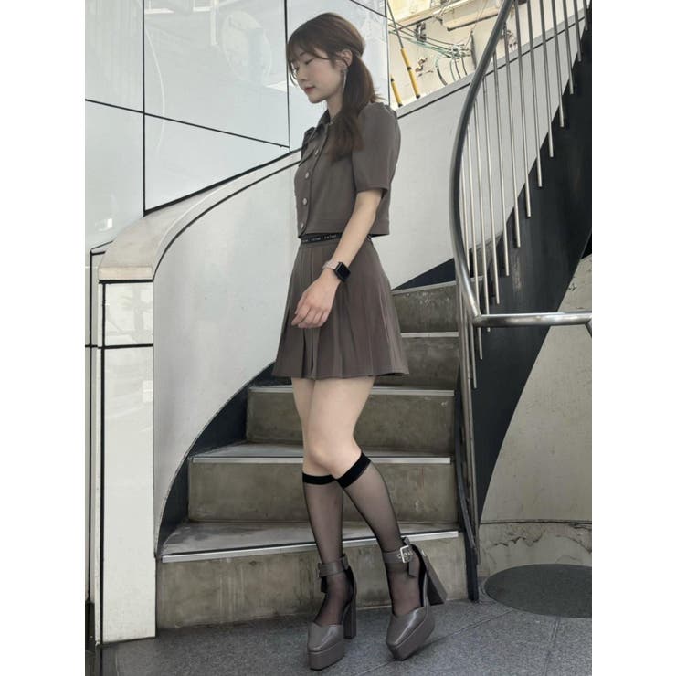 ウエストロゴプリーツスカート | EATME | 詳細画像31 