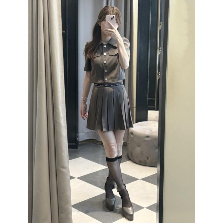 ウエストロゴプリーツスカート | EATME | 詳細画像32 