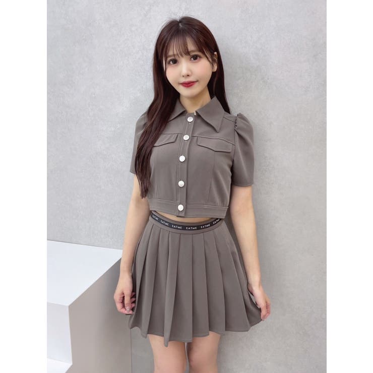 ウエストロゴプリーツスカート | EATME | 詳細画像35 