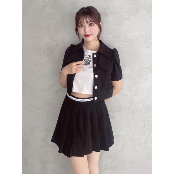 ウエストロゴプリーツスカート | EATME | 詳細画像5 