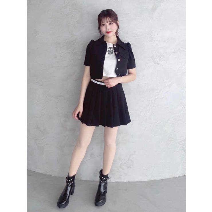 ウエストロゴプリーツスカート | EATME | 詳細画像9 