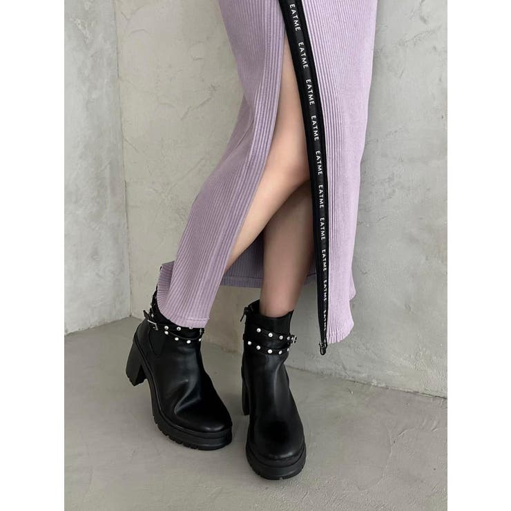 バイカラータイトスカート（セットアップ可能） | EATME | 詳細画像17 