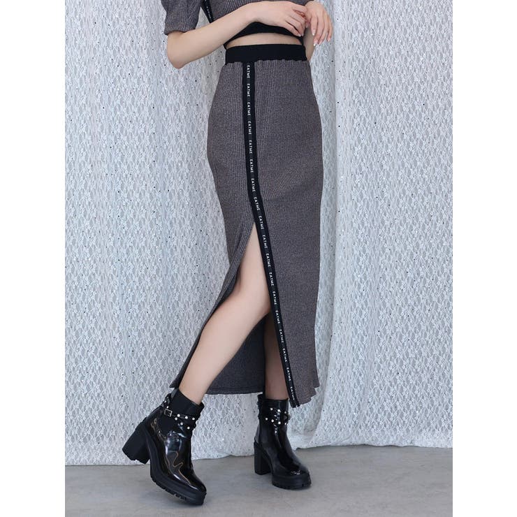 バイカラータイトスカート（セットアップ可能） | EATME | 詳細画像19 