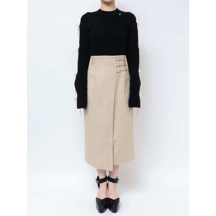 トリブルバックルタイトスカート | EATME | 詳細画像14 