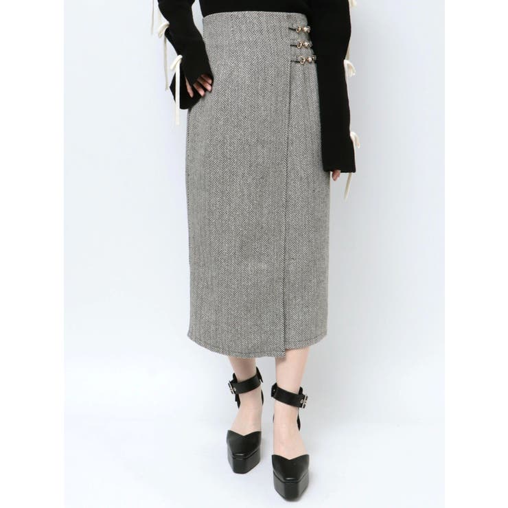 トリブルバックルタイトスカート | EATME | 詳細画像17 