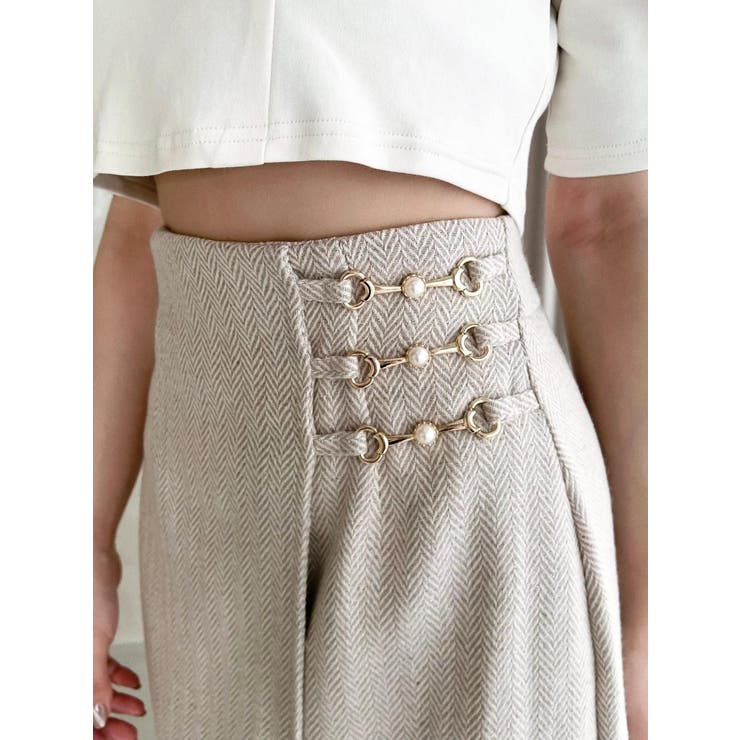 トリブルバックルタイトスカート | EATME | 詳細画像5 