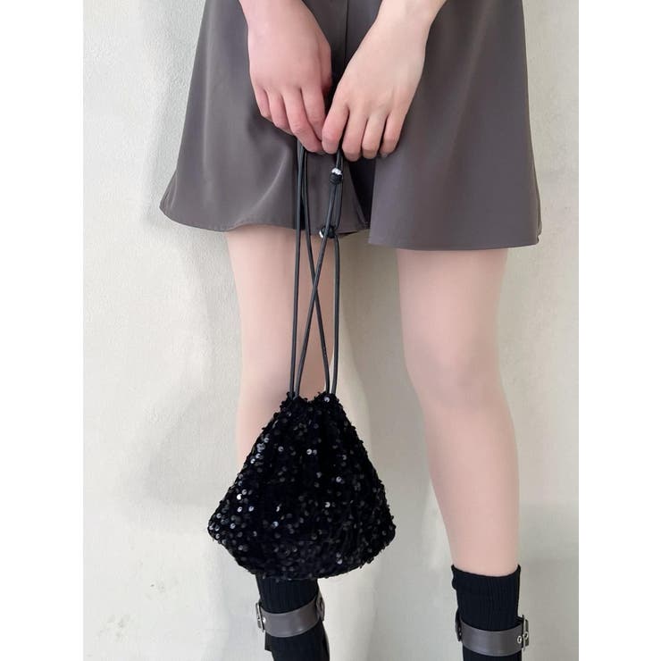 スパンコール巾着バッグ | EATME | 詳細画像5 