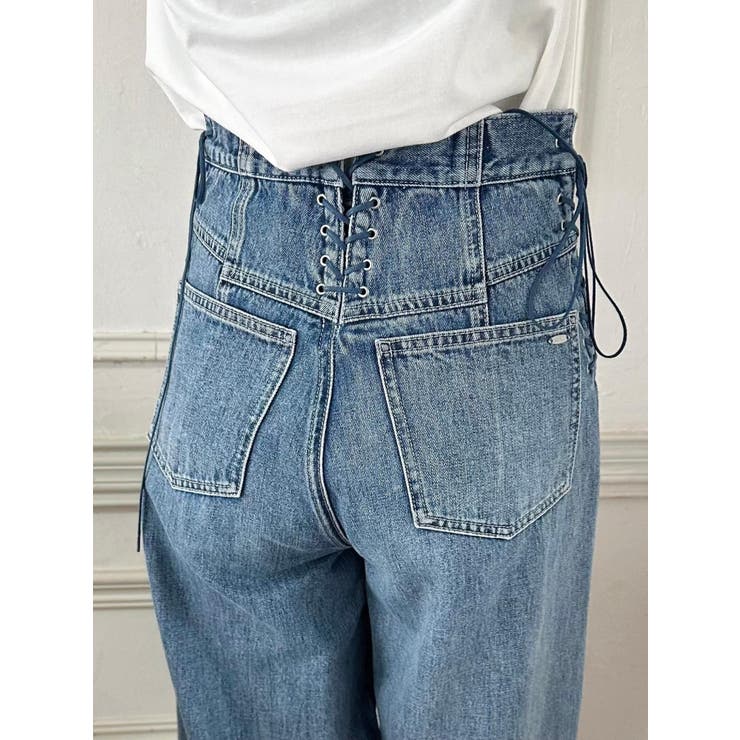レースアップデニムパンツ（セットアップ可能） | EATME | 詳細画像10 