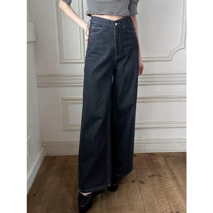 レースアップデニムパンツ（セットアップ可能） | EATME | 詳細画像11 