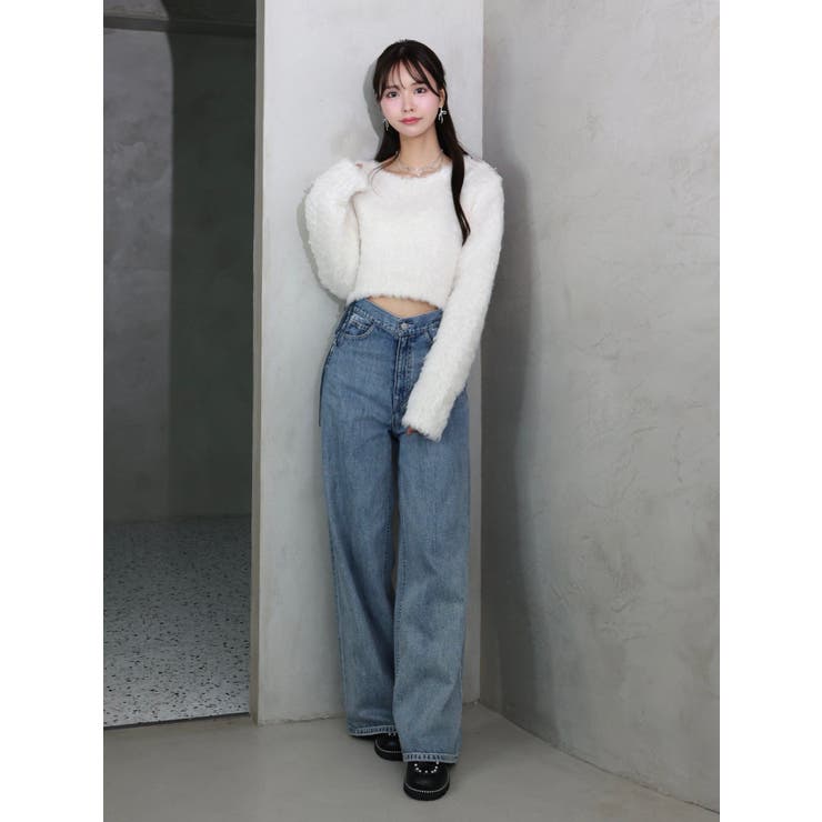 レースアップデニムパンツ（セットアップ可能） | EATME | 詳細画像23 