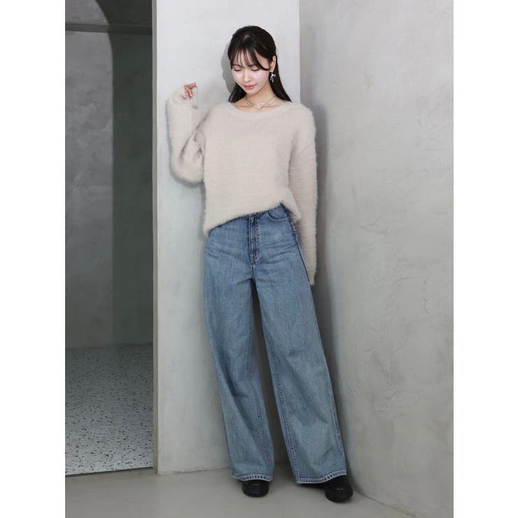 レースアップデニムパンツ（セットアップ可能） | EATME | 詳細画像24 