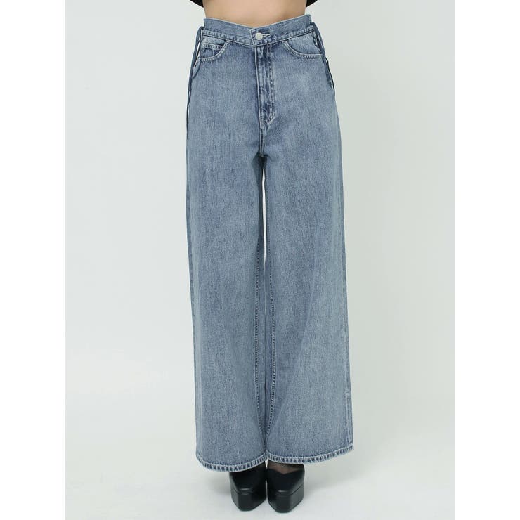 レースアップデニムパンツ（セットアップ可能） | EATME | 詳細画像30 