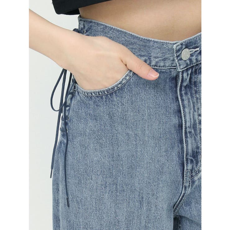 レースアップデニムパンツ（セットアップ可能） | EATME | 詳細画像34 