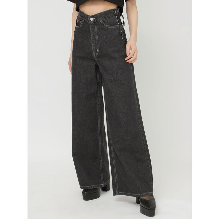 レースアップデニムパンツ（セットアップ可能） | EATME | 詳細画像40 