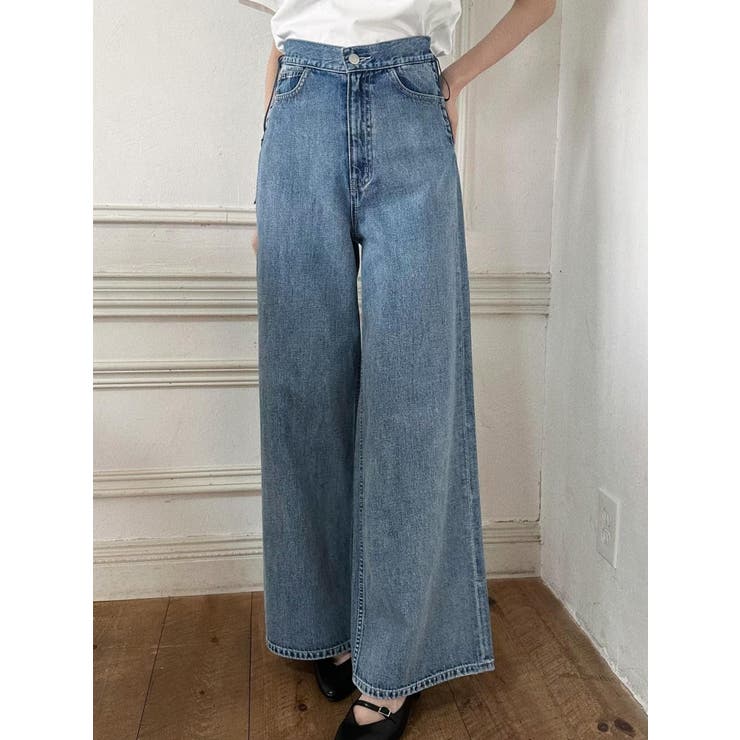 レースアップデニムパンツ（セットアップ可能） | EATME | 詳細画像8 