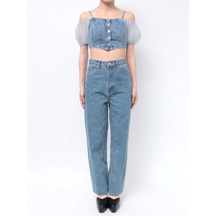 ストーン付きデニムパンツ | EATME | 詳細画像28 