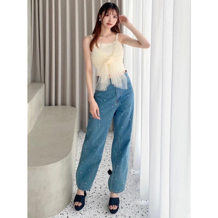 ストーン付きデニムパンツ | EATME | 詳細画像3 