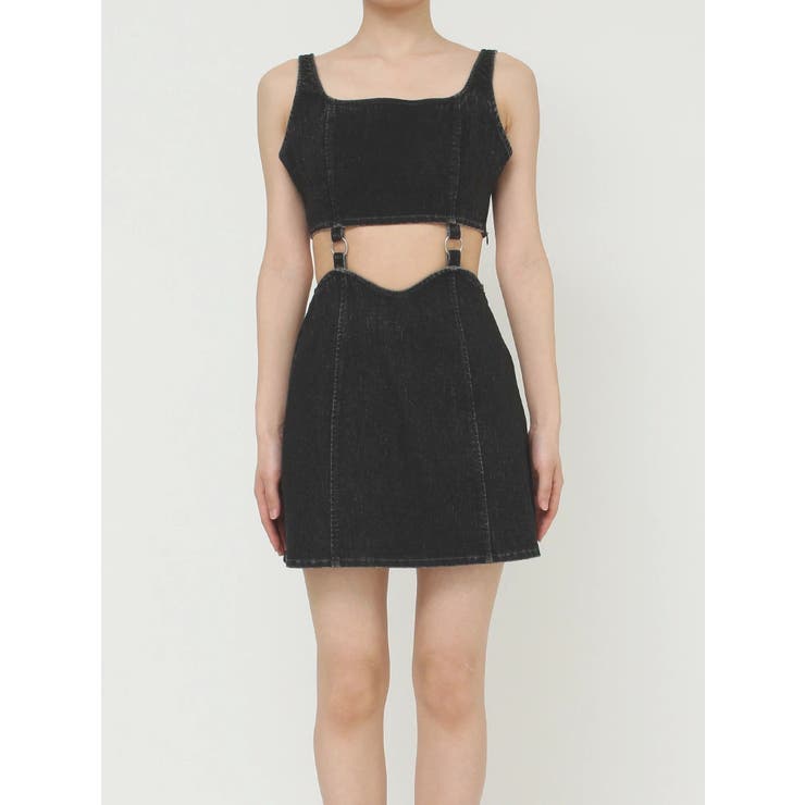 カットアウトデニムジャンスカ[品番：MKSW0058828]｜EATME（イートミー  