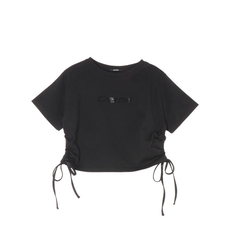 ブラック | ドロストクロップドTシャツ | EATME