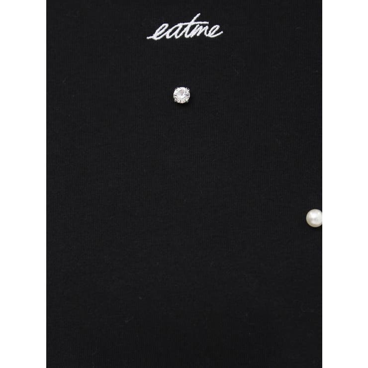 パールストーン付クロップドTシャツ | EATME | 詳細画像19 