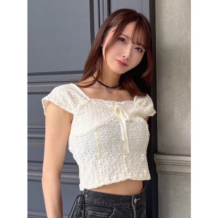 バレエリボンノースリーブ | EATME | 詳細画像1 