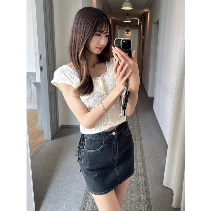 バレエリボンノースリーブ | EATME | 詳細画像3 