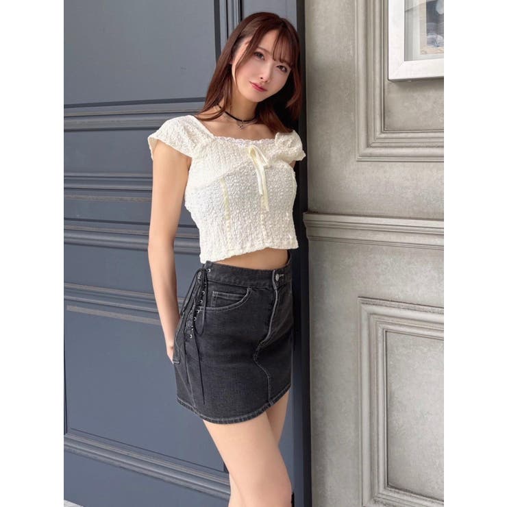 バレエリボンノースリーブ | EATME | 詳細画像4 