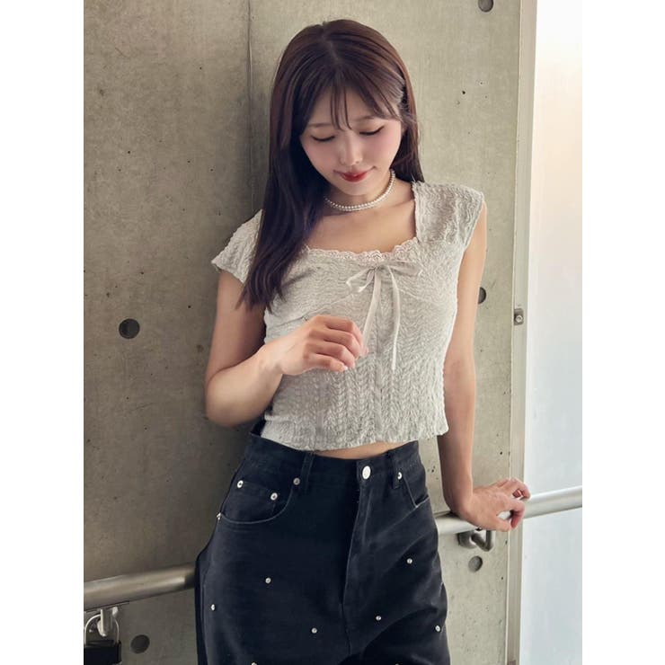 バレエリボンノースリーブ | EATME | 詳細画像7 