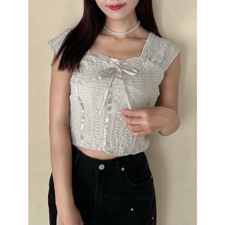 バレエリボンノースリーブ | EATME | 詳細画像8 