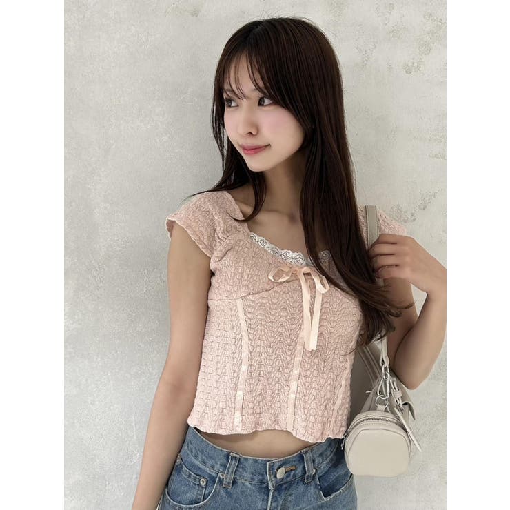 ピンク | バレエリボンノースリーブ | EATME