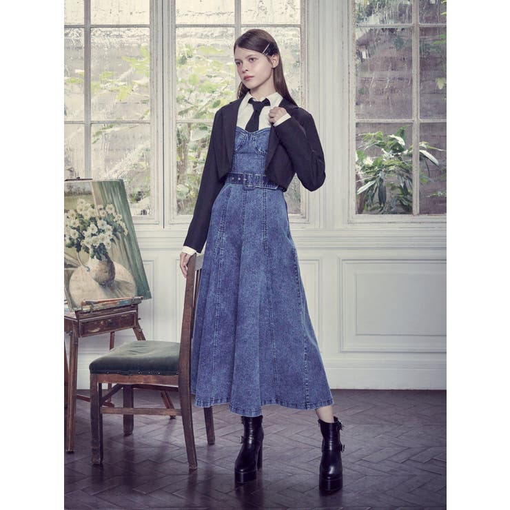 クロップド丈ジャケット（セットアップ可能） | EATME | 詳細画像14 