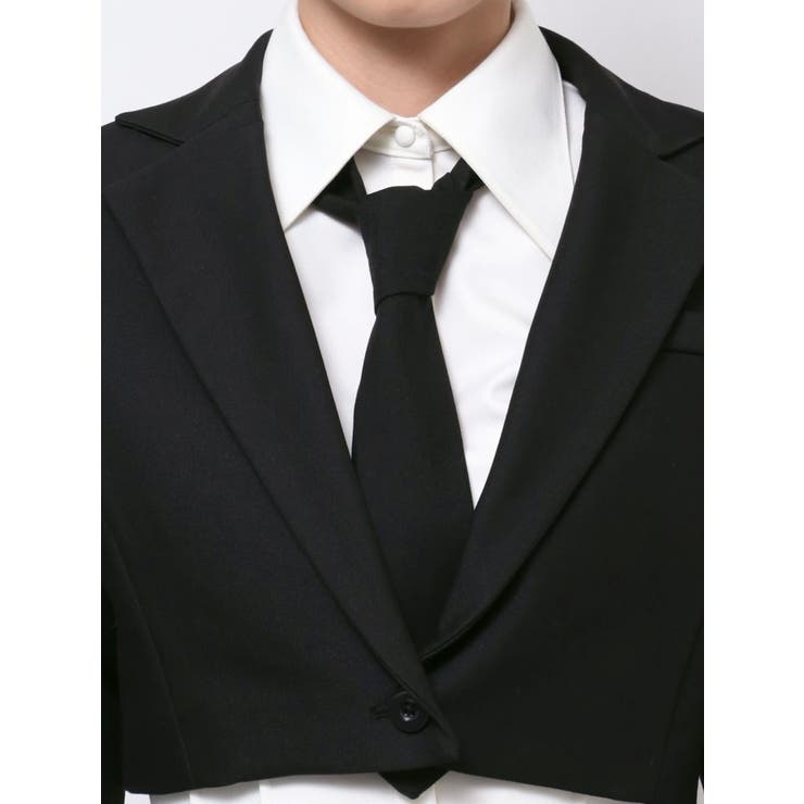 クロップド丈ジャケット（セットアップ可能） | EATME | 詳細画像30 