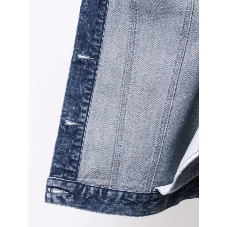 デニムフェイクファージャケット（セットアップ可能） | EATME | 詳細画像39 