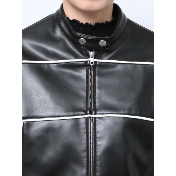 バイカラーバイカージャケット | EATME | 詳細画像12 