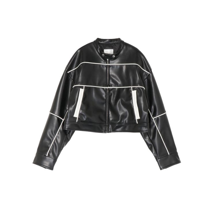 バイカラーバイカージャケット | EATME | 詳細画像24 