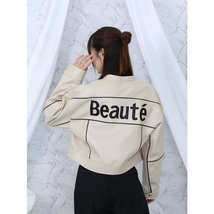 バイカラーバイカージャケット | EATME | 詳細画像3 