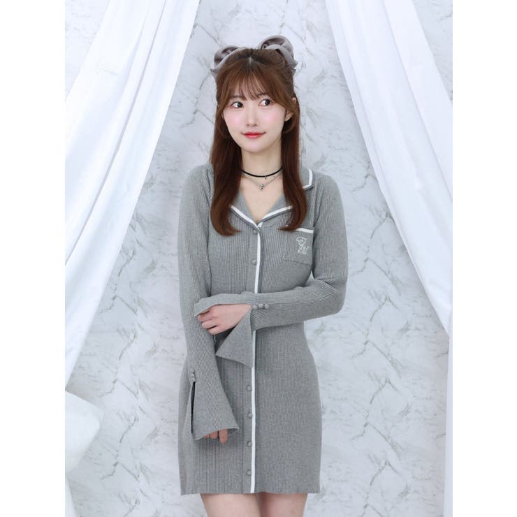 フロントボタンニットワンピース | EATME | 詳細画像3 