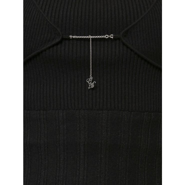 ロゴチャームニットワンピース | EATME | 詳細画像24 