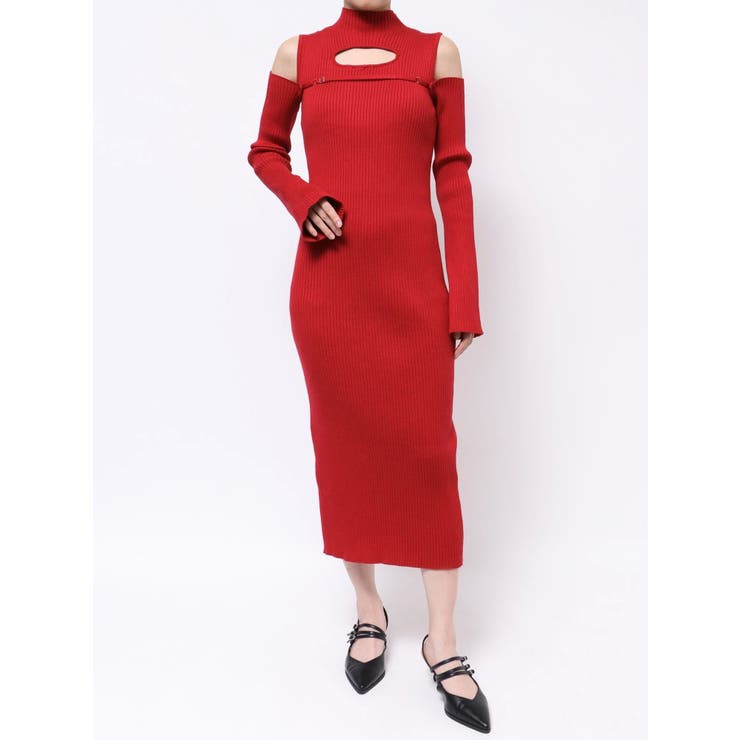 ロゴチャームニットワンピース | EATME | 詳細画像33 