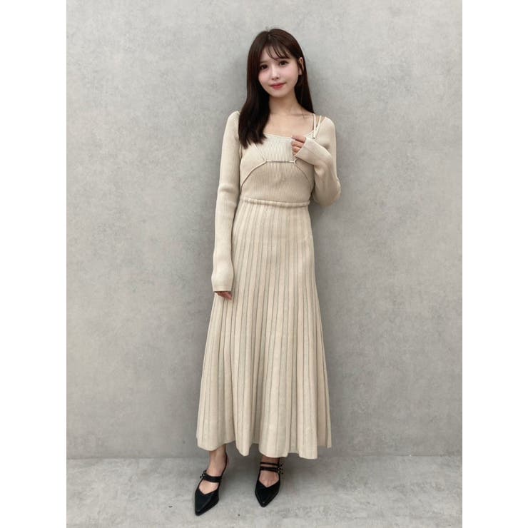 ロゴチャームニットワンピース | EATME | 詳細画像5 