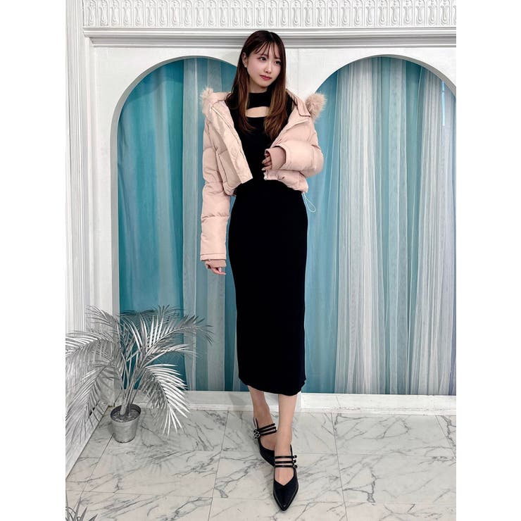 デコルテカットアウトニットワンピース | EATME | 詳細画像27 