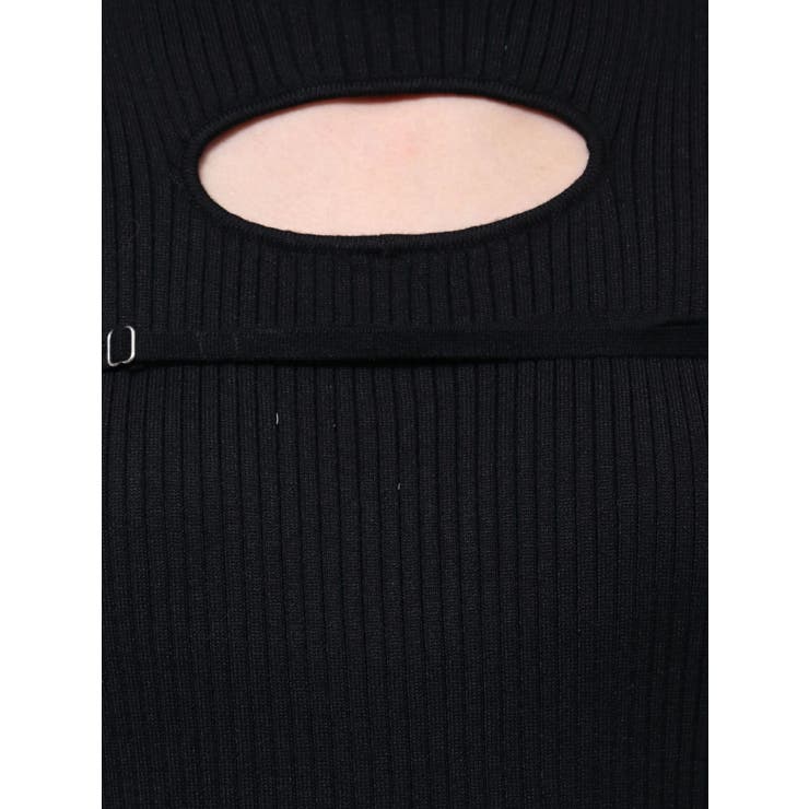 デコルテカットアウトニットワンピース | EATME | 詳細画像50 