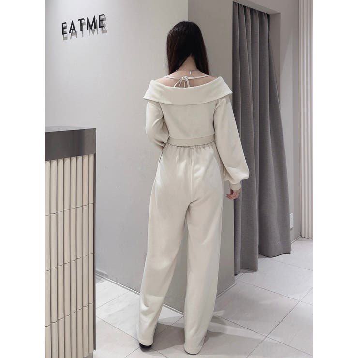 スウェットワイドパンツ（セットアップ可能） | EATME | 詳細画像4 