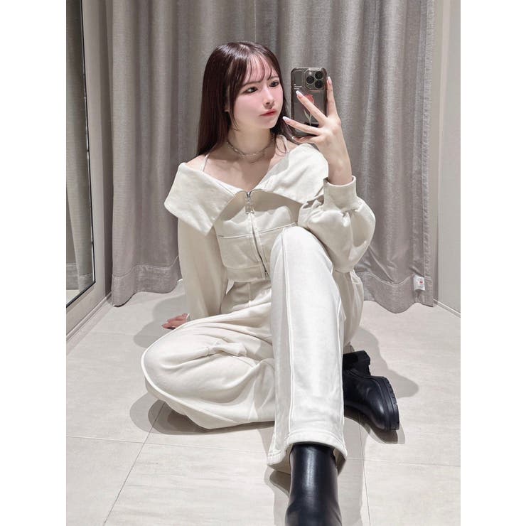 スウェットワイドパンツ（セットアップ可能） | EATME | 詳細画像5 