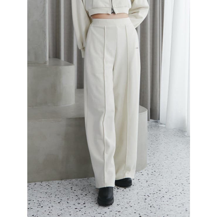 アイボリー | スウェットワイドパンツ（セットアップ可能） | EATME