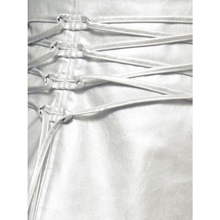 フェイクレザーレースアップミニスカート | EATME | 詳細画像48 