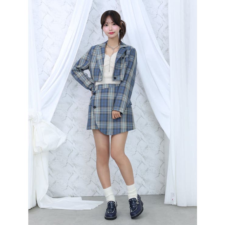 ジャケットライクラップスカート（セットアップ可能） | EATME | 詳細画像11 