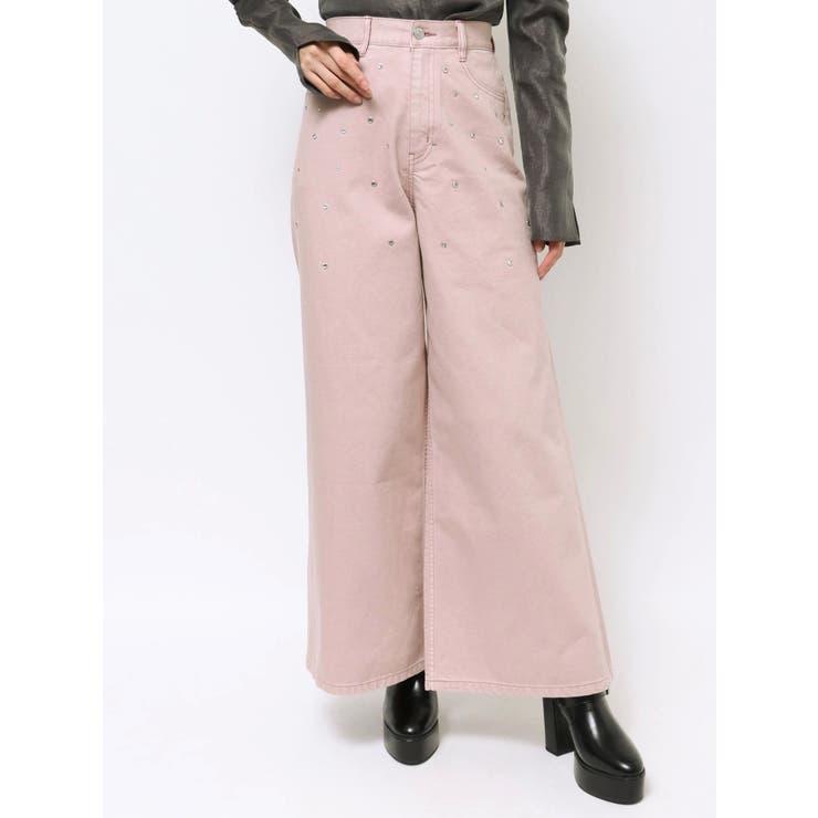 カットアウトストーン付ワイドデニムパンツ | EATME | 詳細画像40 